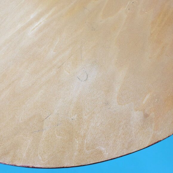 Vintage 1950s Scandinavian Folk Art Wooden Serving Tray • Hand Painted Floral Tu - Picture 6 of 7